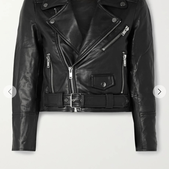 COPY - Deadwood Leather Jacket size 38 Black - Picture 3 of 6